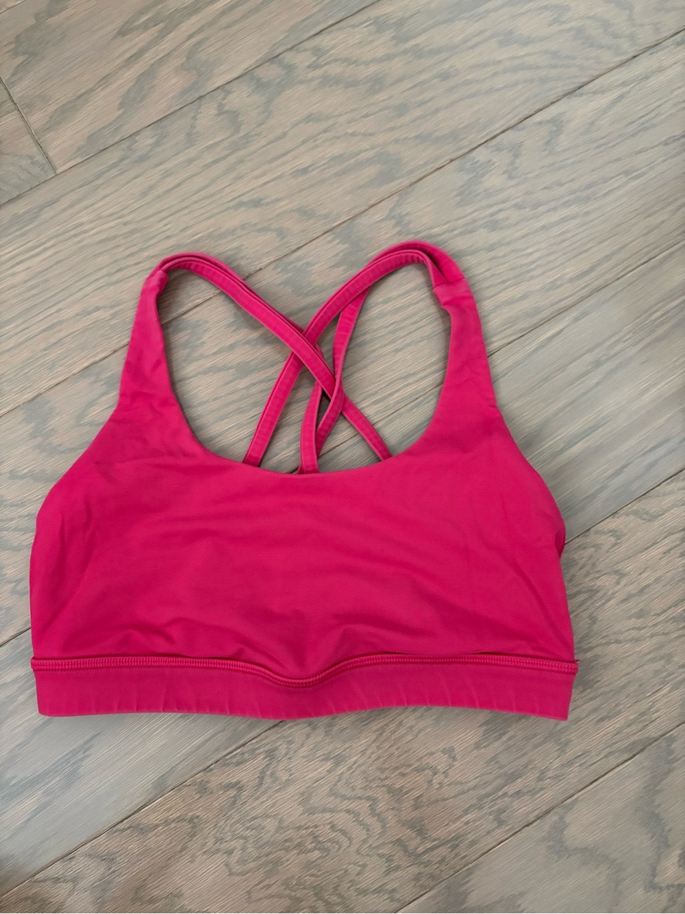 lululemon athletica Bright Pink Cross-Back Sports Bra
